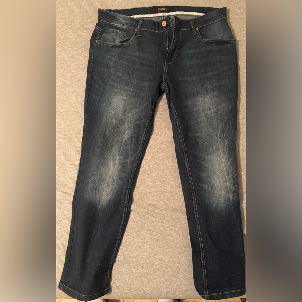 Dark Wash Denim Jeans